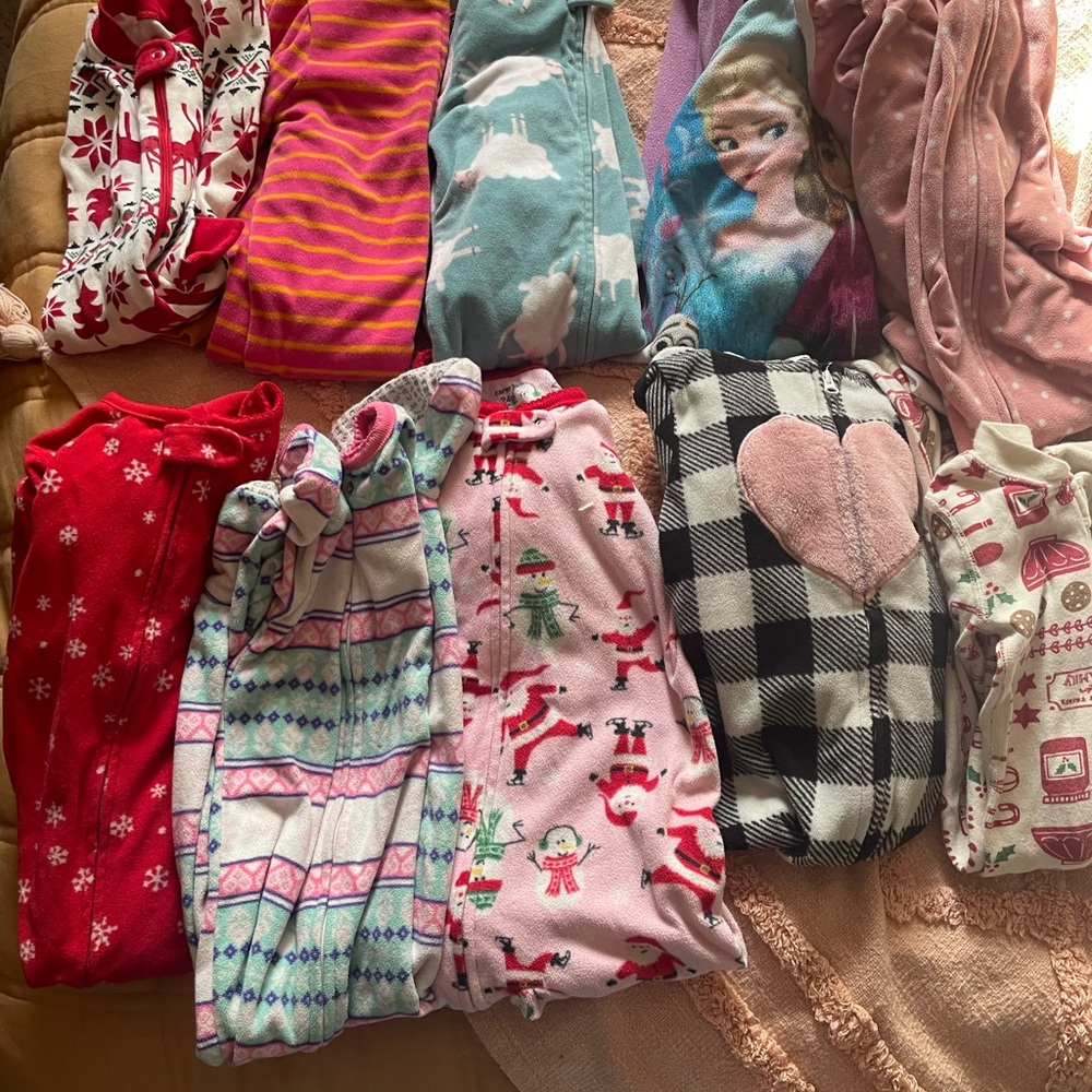 Cozy Kids Fleece or Cotton Pajamas with various prints